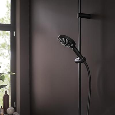 Hansgrohe Raindance Select S handdouche 120 3jet PowderRain EcoSmart, mat zwart Hansgrohe Raindance Select S handdouche 120 3jet PowderRain EcoSmart, mat zwart