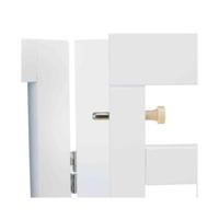 TRIXIE HONDENHEK MET DEUR WIT 60-160 X 81 CM - thumbnail