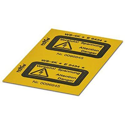 Waarschuwingscombibord Waarschuwing Zelfklevende folie 10 stuk(s)