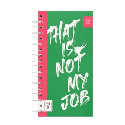 Pepa Lani To Do Boek Flower This is not my job Green