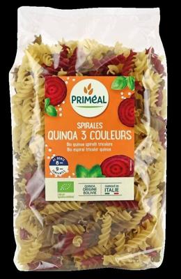 Primeal Organic fusilli 3 kleur tarwe quinoa bio 500 Gram