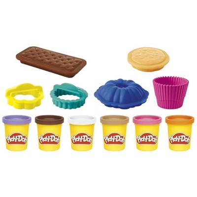 Play-Doh kleine bakkerij - 6 kleipotjes
