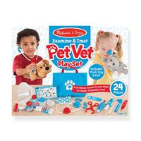 Melissa & Doug dierenarts speelset inclusief opbergtas 24-delig - thumbnail