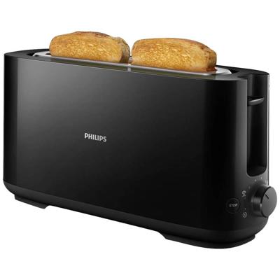 Philips Broodrooster longslot zwart Daily Collection Philips Broodrooster longslot zwart Daily Collection