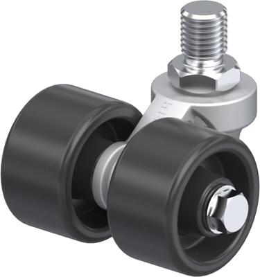 Blickle LD-POA 52G Dubbel zwenkwiel Wieldiameter: 50 mm Draagvermogen (max.): 210 kg 1 stuk(s)