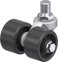 Blickle LD-POA 52G Dubbel zwenkwiel Wieldiameter: 50 mm Draagvermogen (max.): 210 kg 1 stuk(s) - thumbnail