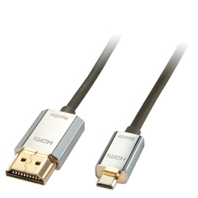 Lindy 41678 HDMI/Micro-HDMI 3m Zilver