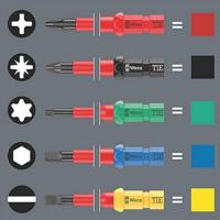 Wera Kraftform Kompakt VDE 18 Universal 1 Tool Finder | 18 stuks - 5006613001 - thumbnail