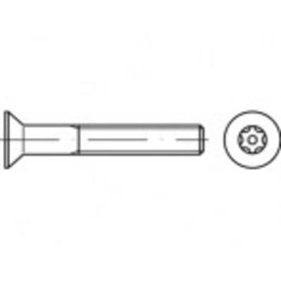 TOOLCRAFT TO-5380329 Veiligheidsschroeven M8 20 mm Binnen-T 88117 RVS A2 100 stuk(s)