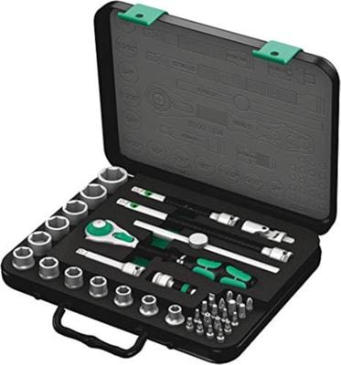 Wera 8100 SB 4 Zyklop 05003596001 Dopsleutelset Inch 3/8 (10 mm) 38-delig