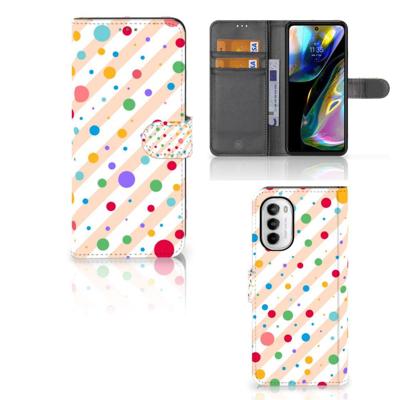 Motorola Moto G52 | Moto G82 | Telefoon Hoesje | Dots | Portemonnee hoesje