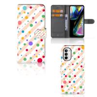 Motorola Moto G52 | Moto G82 | Telefoon Hoesje | Dots | Portemonnee hoesje - thumbnail