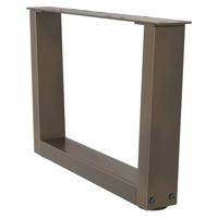 Eettafelpoten 2 st V-vormig 60x(30-31,3) cm staal naturel - thumbnail