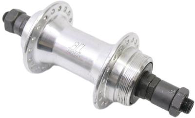 Achternaaf aluminium geschikt voor schroefcassette - inclusief snelspanner 36 gaats