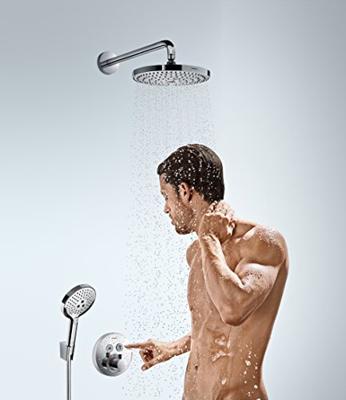 Hansgrohe Raindance Select S hoofddouche 240 2jet met douche-arm, wit/chroom Hansgrohe Raindance Select S hoofddouche 240 2jet met douche-arm, wit/chroom