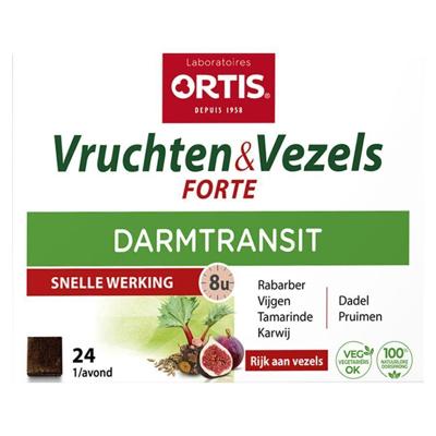 Ortis Vruchten & Vezels Forte Darmtransit Blokjes