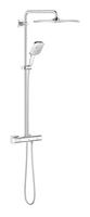 GROHE Rainshower SmartActive Regendoucheset Opbouw -hoofddouche 31cm - handdouche vierkant - thermostatisch - SmartActive - chroom 26652000 - thumbnail