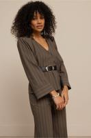 Studio Anneloes Cilou Stripe Top 13473 T-shirt Lange Mouw 7414 New Army/kit - thumbnail