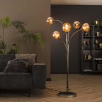 LifestyleFurn Vloerlamp Trees 5-lamps - Amber - thumbnail