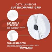 CONTEC stuurlint "supercomfort.grip mg" ct bar tape supercomf.grip mg white - thumbnail