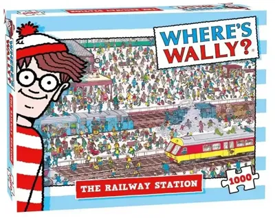 Where's Wally Railway Station Puzzel 1000 Stukjes