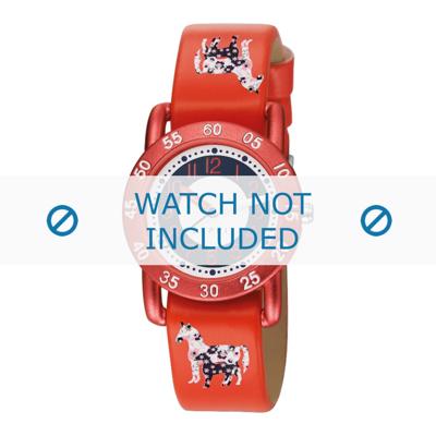 Esprit horlogeband ES102764-011 Leder Rood