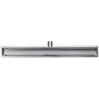 Wiesbaden Douchegoot met Tegelrooster en Flens - 120x7cm - RVS