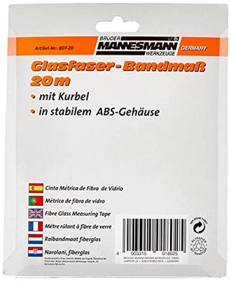 Brüder Mannesmann Meetlint 20 mtr fiberglas (Hobby) - 807-20