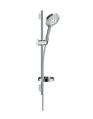 Hansgrohe Raindance Select S doucheset 120 3jet PowderRain met Unica'S Puro glijstang 65 cm, chroom Hansgrohe Raindance Select S doucheset 120 3jet PowderRain met Unica'S Puro glijstang 65 cm, chroom