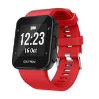 Siliconen sport polsband voor Garmin Foreruuner 35 (rood) - thumbnail