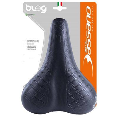Selle Bassano Fietszadel cafe racer bobber voor heren - zwart