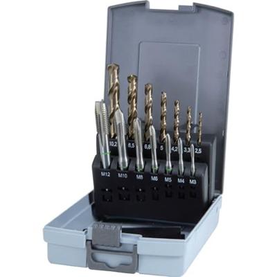 RUKO 245051RO Machinetapboorset 14-delig Metrisch M3, M4, M5, M6, M8, M10, M12 Rechtssnijdend DIN 371, DIN 376 HSSE-Co 5 Model B 1 set(s) RUKO 245051RO Machinetapboorset 14-delig Metrisch M3, M4, M5, M6, M8, M10, M12 Rechtssnijdend DIN 371, DIN 376 HSSE-Co 5 Model B 1 set(s)