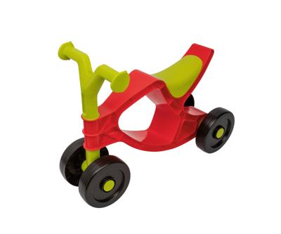 Big Flippi loopfiets - rood/groen
