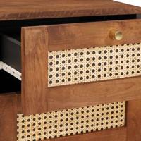 Nachtkastjes met lade 2 pcs 40 x 33.5 x 46 cm - thumbnail