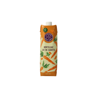 Wortelsap bio 1 Liter