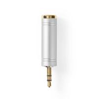 Nedis CAGC22935ME Stereo-adapter 3,5 Mm Male Naar 6,35 Female Metaal - thumbnail