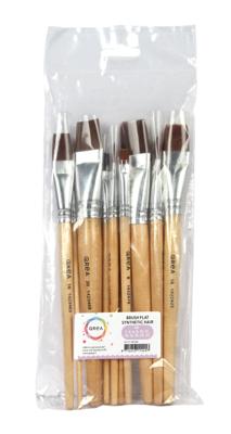 Kwast qrea synthetisch set à 11 breedtes