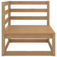 10-delige Loungeset massief grenenhout honingbruin - thumbnail