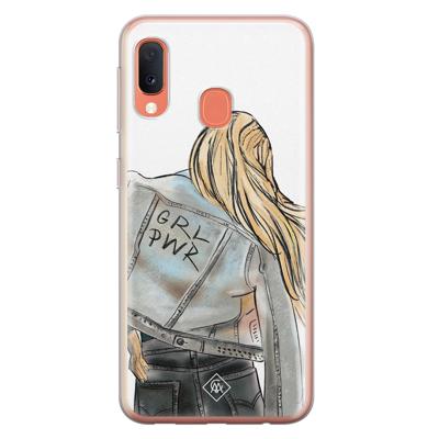 Samsung Galaxy A20e siliconen hoesje - GRL PWR