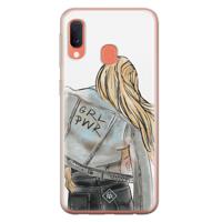 Samsung Galaxy A20e siliconen hoesje - GRL PWR - thumbnail