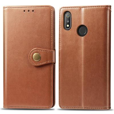 Retro effen kleur lederen gesp mobiele telefoon bescherming lederen draagtas met Lanyard & fotolijstjes & kaartsleuf & portemonnee & beugel functie vo