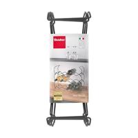 Metaltex Stapelbaar Wijnrek voor 15 Flessen 45x15x15 3 Stuks Zwart - thumbnail
