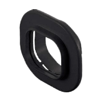 Muurrozet - Zwart (swc-77-k) - thumbnail