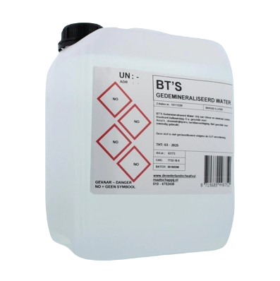 BT'S Gedemineraliseerd water 5 Liter BT'S Gedemineraliseerd water 5 Liter