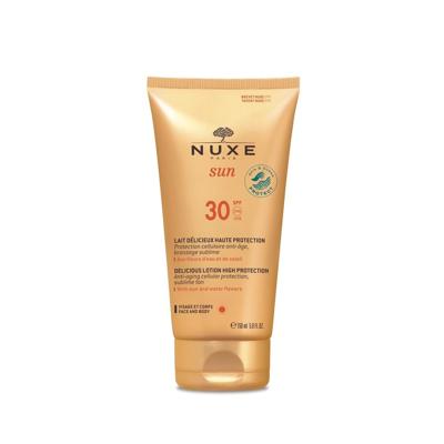 Nuxe Sun Delicious lotion High Protection SPF30 150 ml Zonbescherming Nuxe Sun Delicious lotion High Protection SPF30 150 ml Zonbescherming