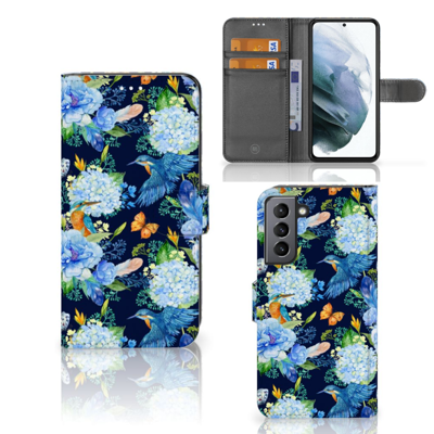 Telefoonhoesje | Met pasjeshouder | voor Samsung Galaxy S21 FE IJsvogel