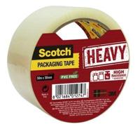 Verpakkingstape Scotch Secure Seal 50mmx50m transparant - thumbnail