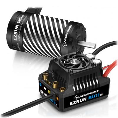 Hobbywing Combo MAX10 G2 140A ESC + 3665SD 4000KV G3 brushless motor