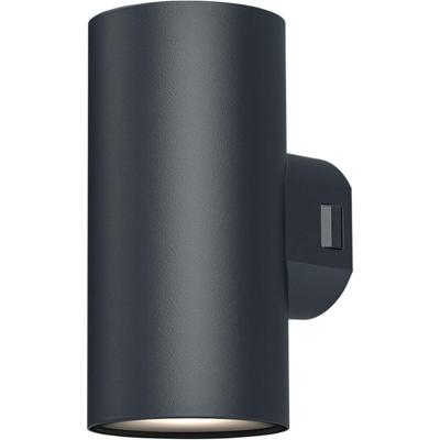 LED Wandlamp Buiten & Binnen 18W 1780lm 6000K IP65 Antraciet Rond