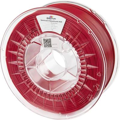 Spectrum Filaments 81567 FlameGuard ASA 275 Filament ASA Vlamvertragend, Hittebestendig, UV-bestendig, Weerbestendig 1.75 mm 1000 g Bloody Red, Rood 1 stuk(s)